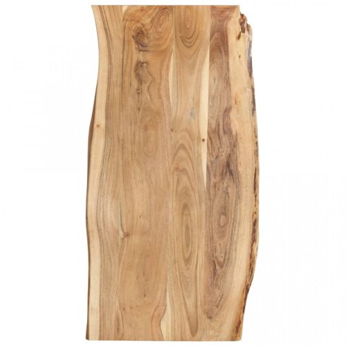 Blat de masă, 118x(50-60)x2,5 cm, lemn masiv de acacia