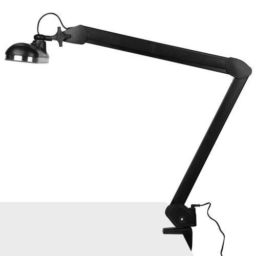 Cea de-a 801-a lampă de lucru elegantă cu LED cu menghină neagră standard