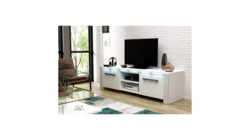 Renar - Comoda tv manhattan white/white high gloss