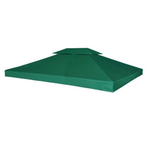 Copertină de rezervă pentru acoperiș foișor, 3 x 4 m, verde