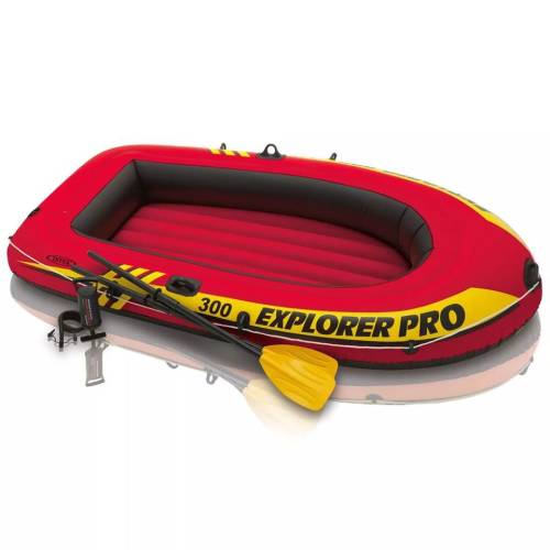 Intex Set barcă gonflabilă Explorer Pro 300 cu vâsle și pompă, 58358NP