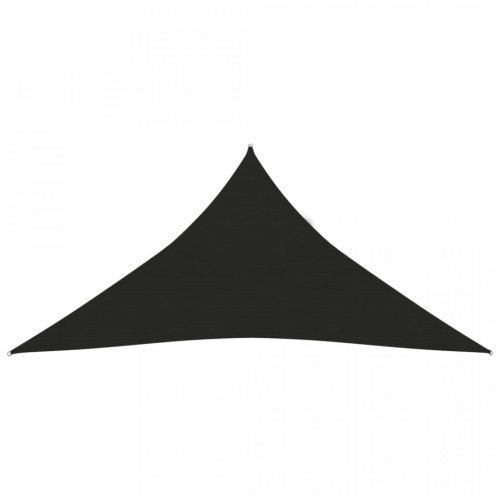 Casa Practica - Pânză parasolar, negru, 3x3x3 m, hdpe, 160 g/m²
