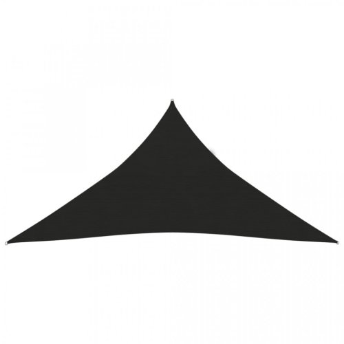 Pânză parasolar, negru, 5x6x6 m, HDPE, 160 g/m²