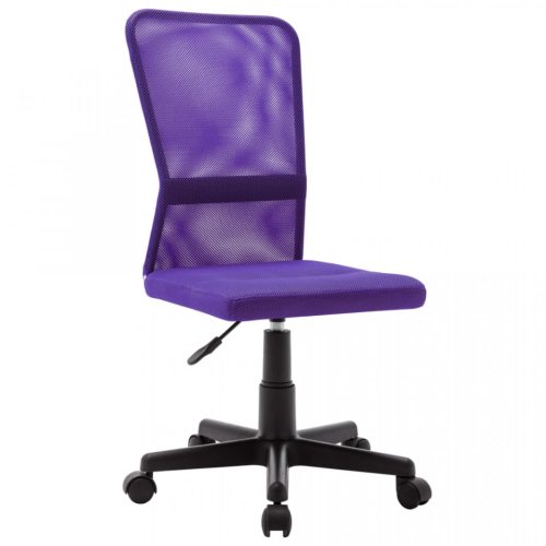 Scaun de birou, violet, 44x52x100 cm, țesătură plasă