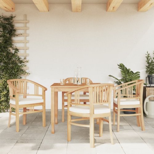 Casa Practica - Set masă pentru grădină, lemn masiv de tec, 5 piese