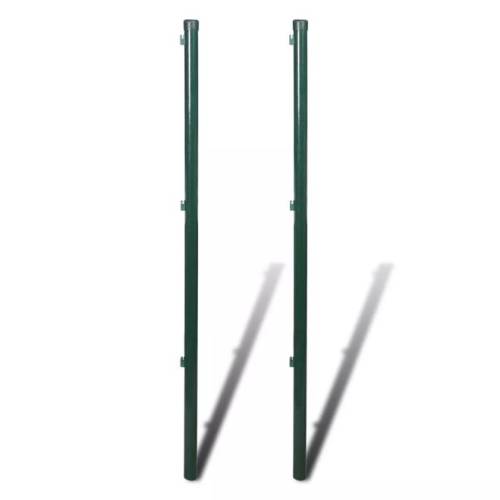 Stâlp pentru gard/ plasă, 115 cm, 2 bucăți