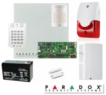 Kit sistem alarma Paradox Sp5500 cu comunicator GSM/GPRS