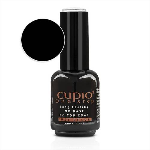 Cupio Gel Lac 3 in 1 One Step Black 15ml - R001