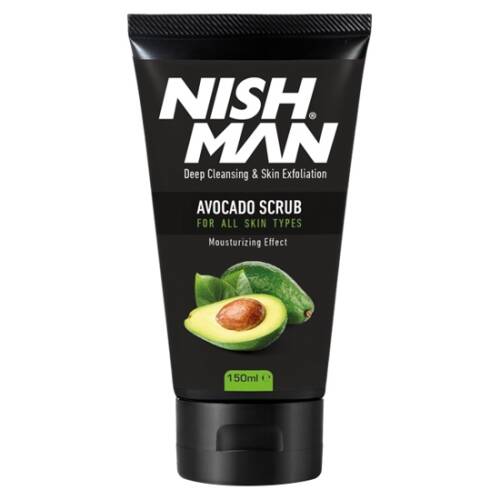 NishMan Scrub facial cu avocado 150 ml