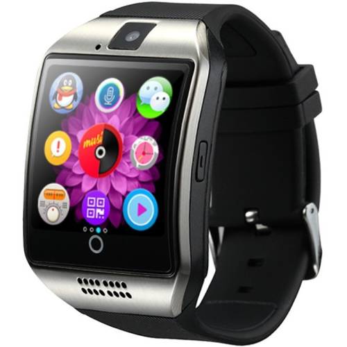 Smartwatch cu telefon iUni Q18, Camera, BT, 1.5 inch, Silver