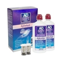 Alcon - Aosept plus with hydraglyde 2 x 360 ml cu suporturi