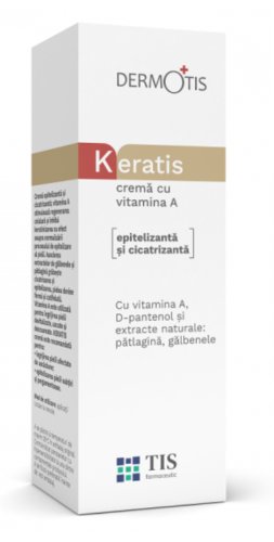 Crema cu vitamina A KeraTis, 20ml - Tis Farmaceutic