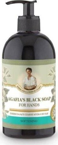 Sapun negru catifelant pentru maini, 500 ml, Bunica Agafia