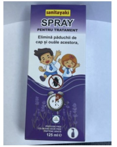 Turda Pharm - Spray de par antiparazitar, 125ml - sanitayaki