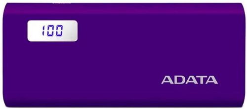 Acumulator Extern A-DATA P12500D, 12500mAh, 2 x USB (Purple)