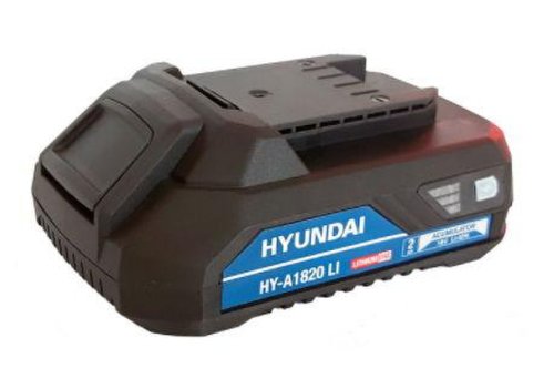 Acumulator Hyundai HY-A1820 LI, 18V, 2.0 Ah, Indicator de incarcare