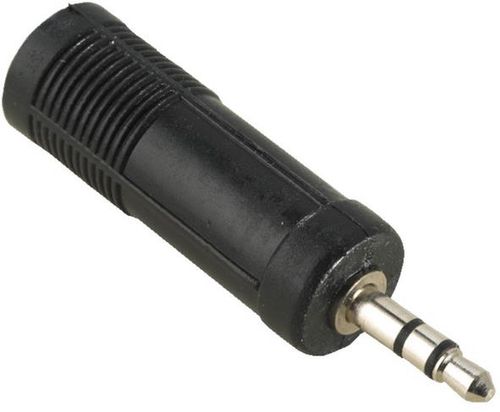 Adaptor Audio Hama 43375, Jack 6.35 mm - jack 3.5 mm (Negru)