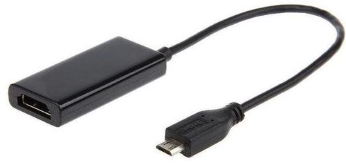 Adaptor Gembird MicroUSB la HDMI, MHL (Negru)