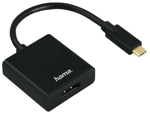 Adaptor Hama 135725, USB-C - DisplayPort, Ultra HD (Negru)