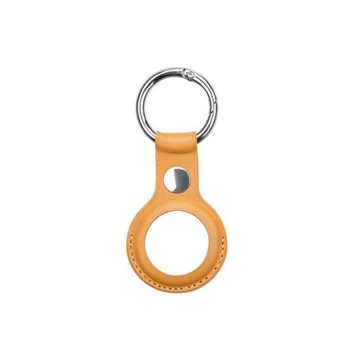 AirTag Lemontti Leather Key Ring (Maro deschis)