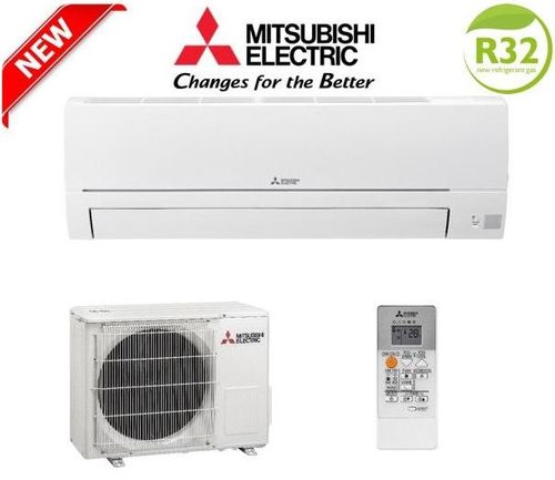 Aparat de aer conditionat MITSUBISHI MSZ-HR35VF+MUZ-HR35VF, 12000 BTU, clasa energetica A, filtru Anti-praf, compresor rotativ (Alb)