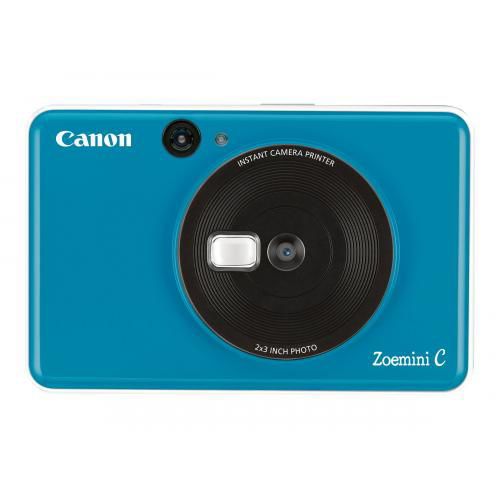 Aparat foto compact Canon Zoemini C, 5MP, Tehnologie de imprimare ZINK, Bluetooth (Albastru)