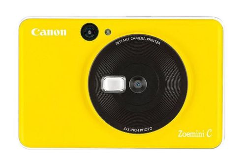 Aparat foto compact Canon Zoemini C, 5MP, Tehnologie de imprimare ZINK, Bluetooth (Galben)