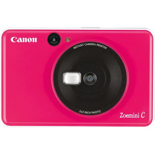 Aparat foto compact Canon Zoemini C, 5MP, Tehnologie de imprimare ZINK, Bluetooth (Roz)