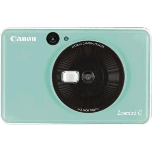 Aparat foto compact Canon Zoemini C, 5MP, Tehnologie de imprimare ZINK, Bluetooth (Verde)