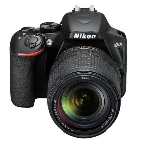 Aparat Foto D-SLR Nikon D3500, 24MP CMOS, Filmare Full HD + obiectiv AF-P DX 18–55 VR + obiectiv AF-S DX 18-140 VR (Negru)