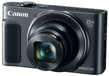Aparat Foto Digital Canon PowerShot SX620 HS, 20.2MP, Filmare Full HD, Zoom optic 25x (Negru) + Husa + Card 8GB