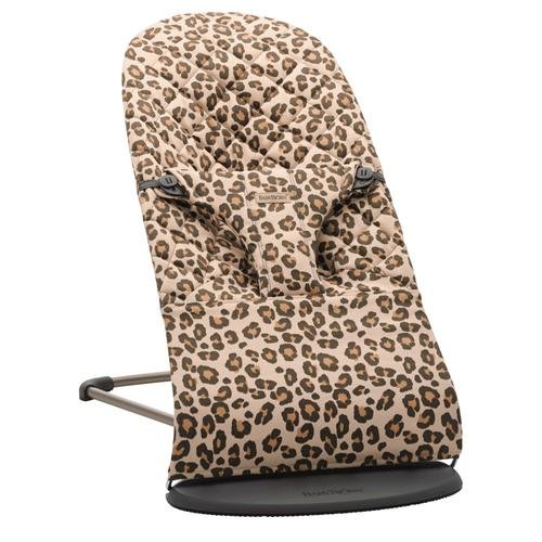 Balansoar ergonomic pentru bebelusi, BabyBjorn Original – Bliss, de la 3.5 kg pana la 2 ani, 3 pozitii reglare, pliabil, materiale certificate Oeko-Tex 100, Beige/Leopard