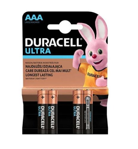 Baterie Duracell, Ultra AAAK4, 4 bucati, LR03, 5005818