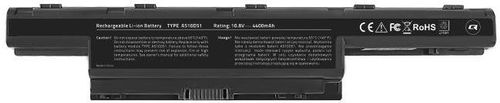 Baterie Laptop Qoltec Long Life 52500.AS10D31, Li-ion, 4400 mAh