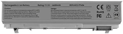 Baterie Laptop Qoltec Long Life 52518.E6400, Li-ion, 4400 mAh