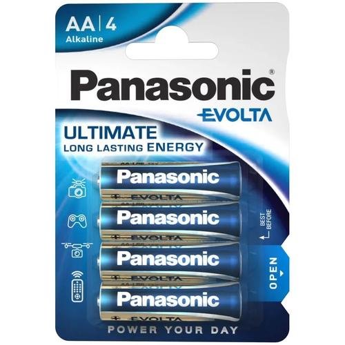 Baterii Panasonic Evolta Alkaline AA, 4 buc