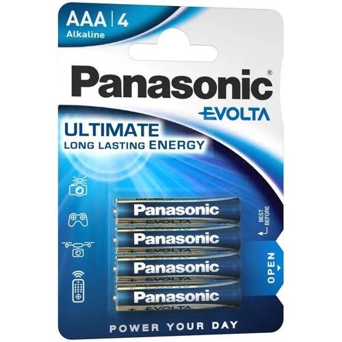 Baterii Panasonic Evolta Alkaline AAA, 4 buc