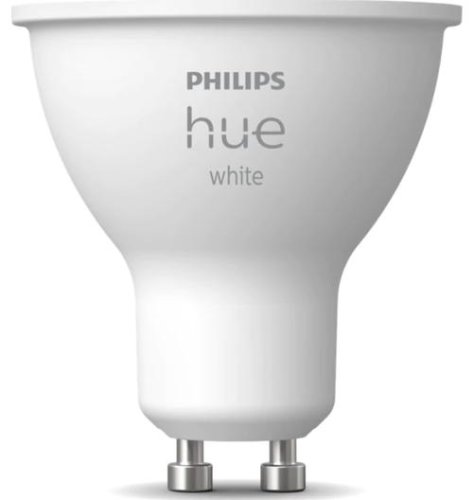 Bec LED inteligent Philips Hue, Bluetooth, Zigbee, GU10, 5.2W (57W), 400 lm, lumina alba (2700K)
