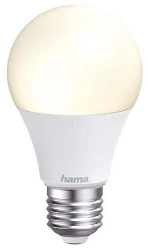 Bec LED Smart HAMA 176550, Wi-Fi, E27, 10W (Alb)