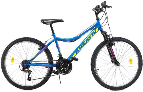 Bicicleta Copii Kreativ 2404, Cadru 15inch (Albastru)