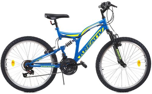 Bicicleta Copii Kreativ 2441, Cadru 16.5inch (Albastru)