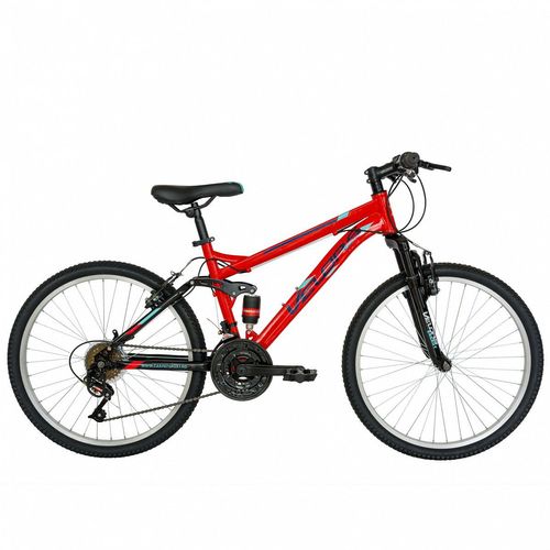 Bicicleta Copii MTB VELORS 2060A, roti 20inch, 18 viteze, cadru otel 17inch (Rosu)