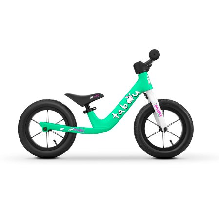 Bicicleta fara pedale pentru copii Tabou Mini Run, roti 12inch (Verde)