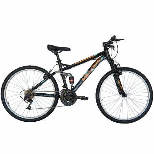 Bicicleta Mountain Bike Velors 2660A, Roti 26inch, 18 viteze, Cadru 17inch (Negru)
