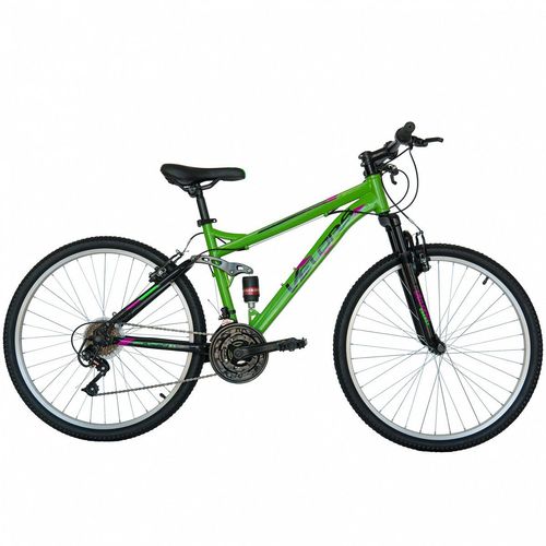 Bicicleta Mountain Bike Velors 2660A, Roti 26inch, 18 viteze, Cadru 17inch (Verde/Negru)