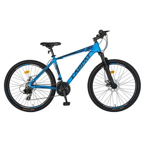 Bicicleta MTB-HT Carpat C2658C, 21 viteze, Roti 26inch, Cadru Aluminiu 6061, Frane pe Disc (Albastru/Negru)