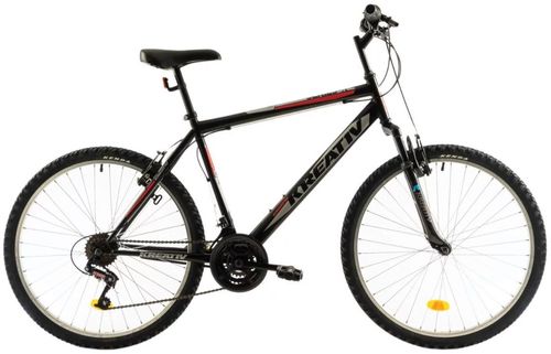 Bicicleta MTB Kreativ 2603, Cadru 19.7inch, Roti 26inch (Negru)
