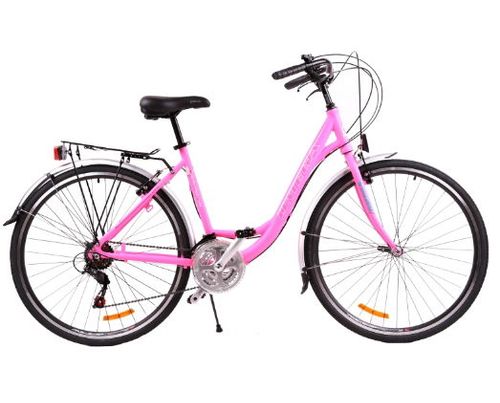 Bicicleta Omega Ramona, Roti 26inch, 18 viteze (Roz)