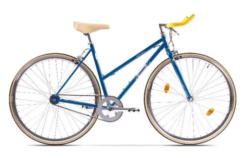 Bicicleta Pegas Clasic 2S Bullhorn, Cadru 19.5inch, Roti 28inch, 2 Viteze (Albastru)