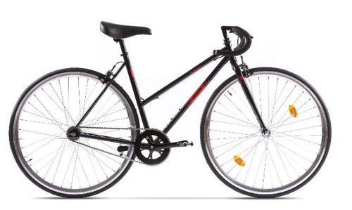 Bicicleta Pegas Clasic 2S Drop, Cadru 19.5inch, Roti 28inch, 2 Viteze (Negru)